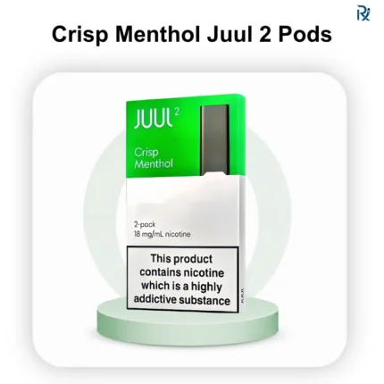 Original Crisp Menthol JUUL 2 pod refills box UAE stock