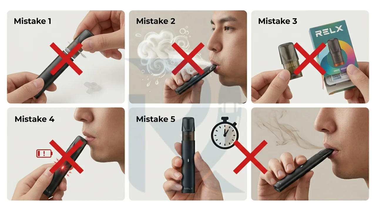 Standard Process of Using Relx 3 How to Use RELX Correctly — Common Mistakes to Avoid