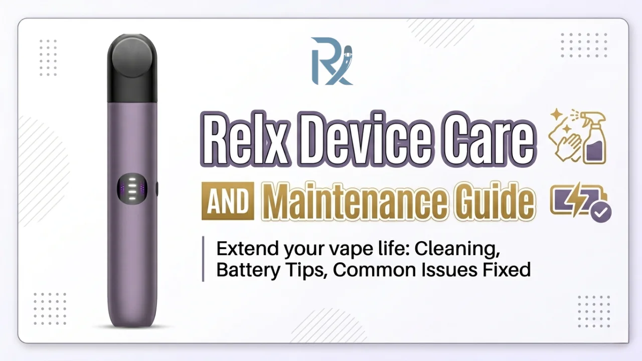 Relx Device Care And Maintenance Guide
