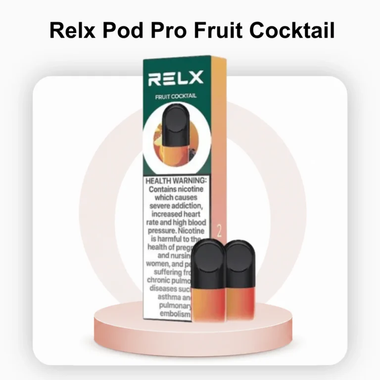 RELX Pod Pro Fruit Cocktail 18mg 2pc pack retail packaging UAE