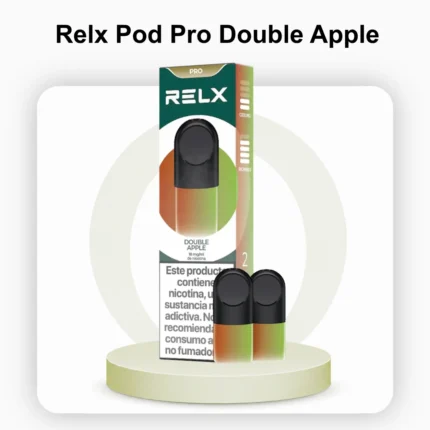 RELX Pod Pro Double Apple 18mg nicotine salt pod for UAE