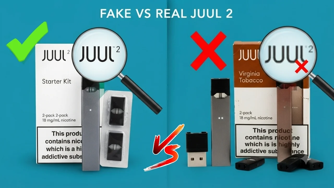 Fake vs Original JUUL 2