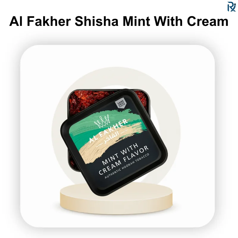A single 250g box of Al Fakher Mint with Cream shisha tobacco