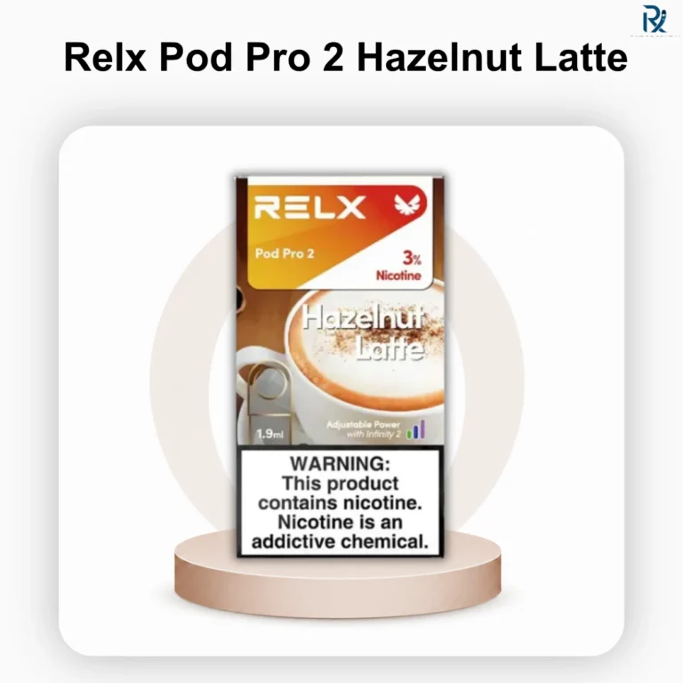 RELX Pod Pro 2 Hazelnut Latte (3% Nicotine) cartridge in uar