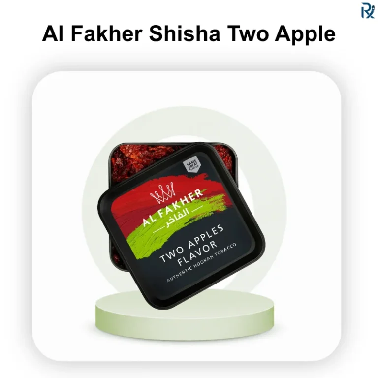 Al Fakher Two Apples shisha 1kg tub.
