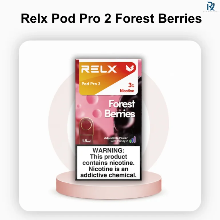 Authentic RELX Pod Pro 2 Forest Berries 3% vape pod in UAE