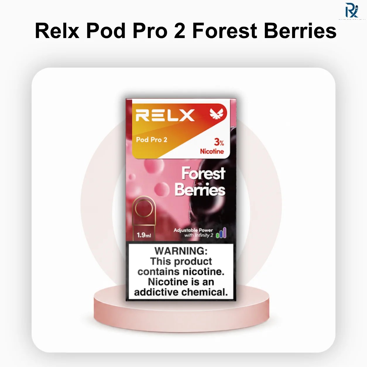 RELX Pod Pro 2 Forest Berries 3% Authentic RELX Pod Pro 2 Forest Berries 3% vape pod in UAE