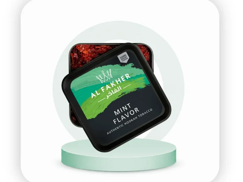 Shisha Flavor Guide 7 Sealed lid of Al Fakher Mint shisha 1kg